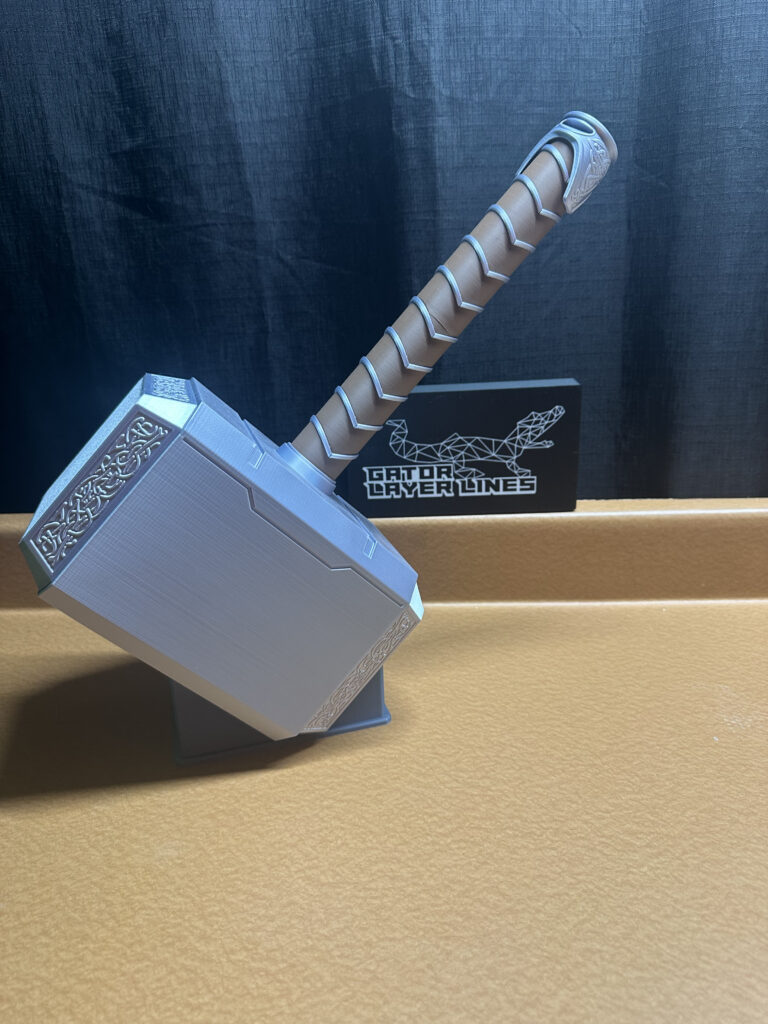 Mjölnir (Thor's Hammer) w/ Stand — Gator Layer Lines