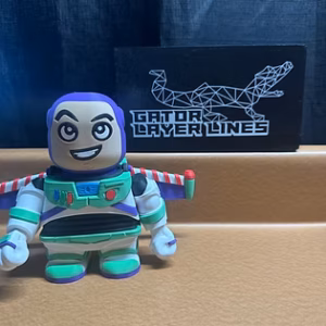 Chunk Lightyear 3D-printed figure by Gator Layer Lines