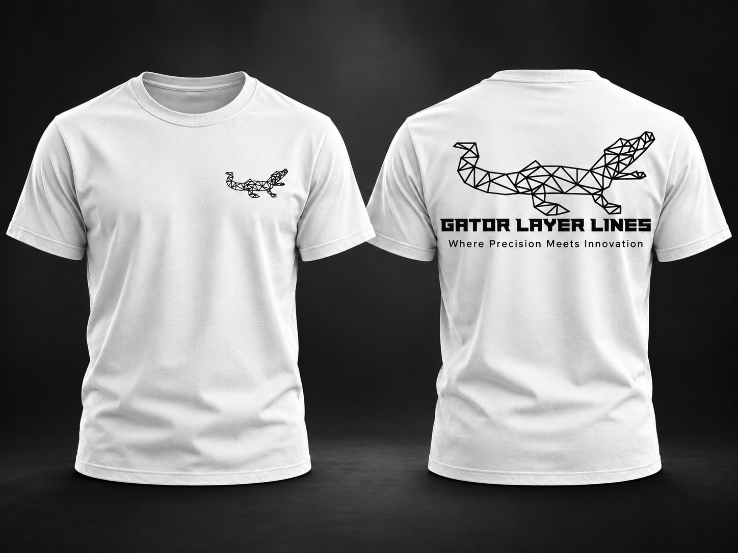 Gator Layer Lines Logo T-Shirt - Image 2