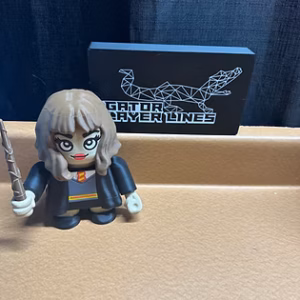 Hermione Chunkable 3D-printed figure by Gator Layer Lines